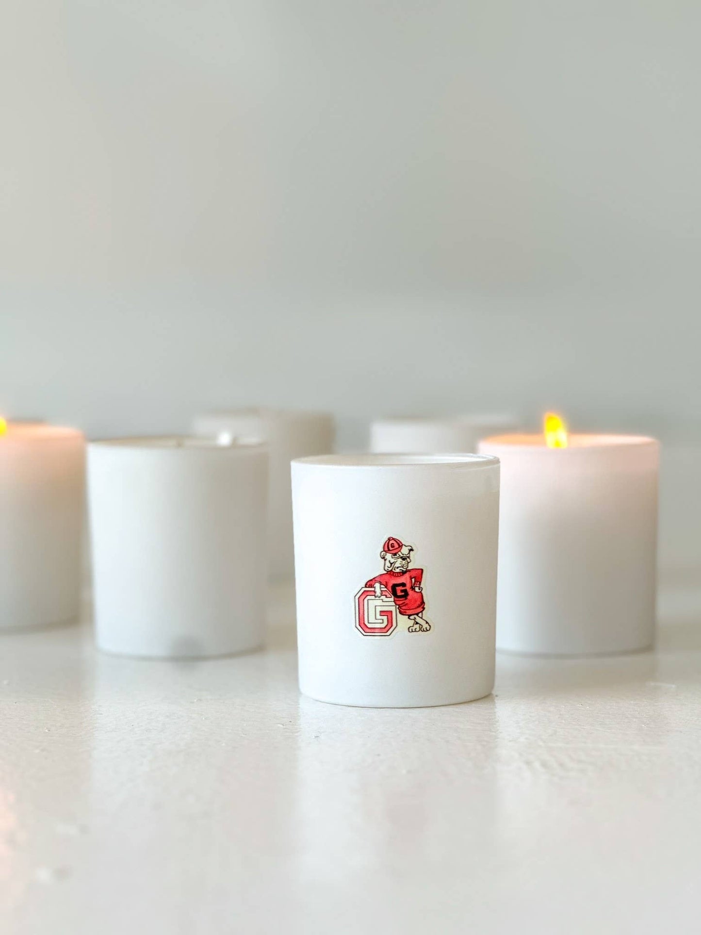 Collegiate Illustrated Glass 10 oz Soy Candle