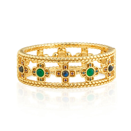 Contessa Hinged Bangle S/M Multi