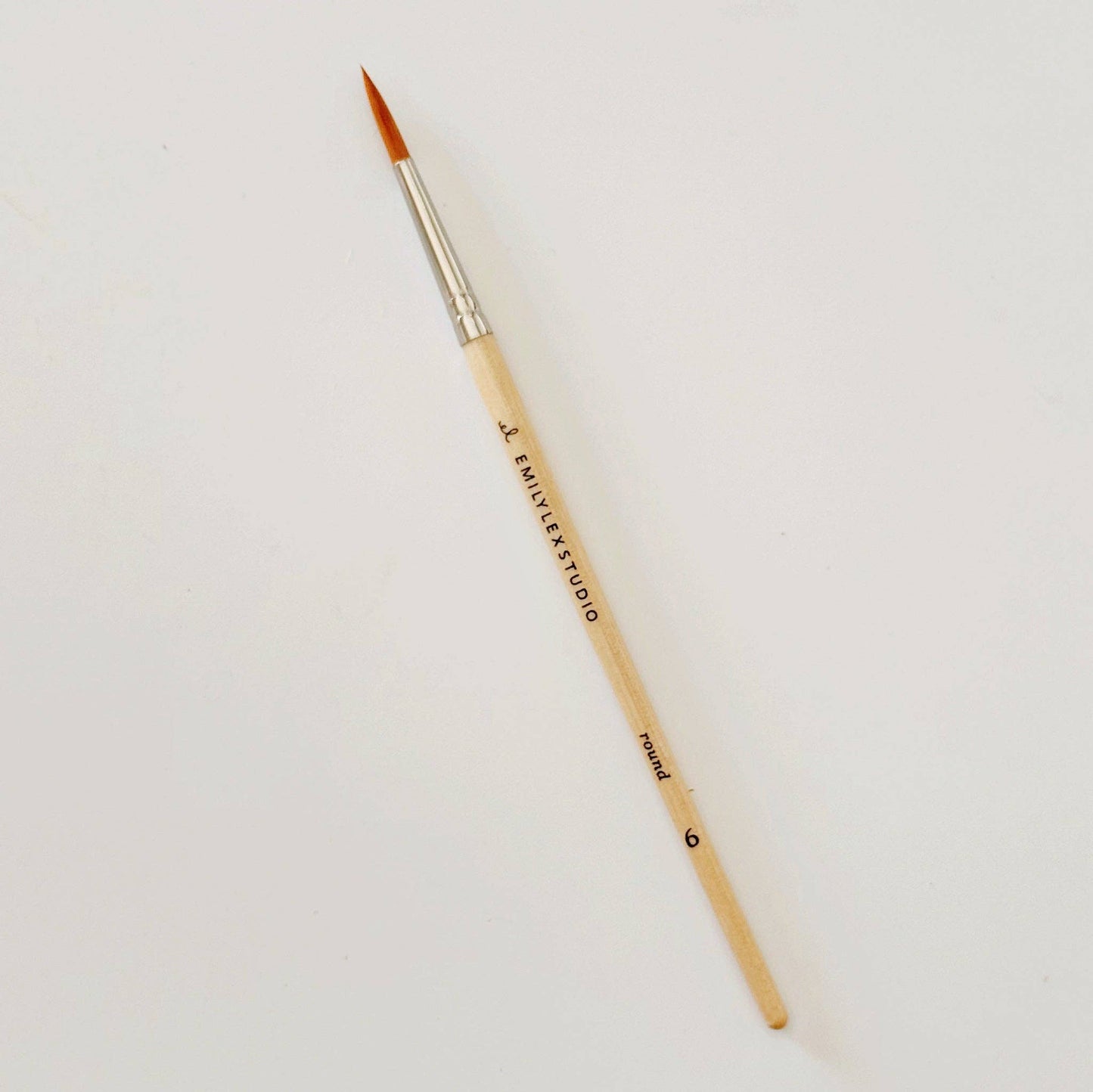 Watercolor Paintbrush Set of 5 Wood Brushes