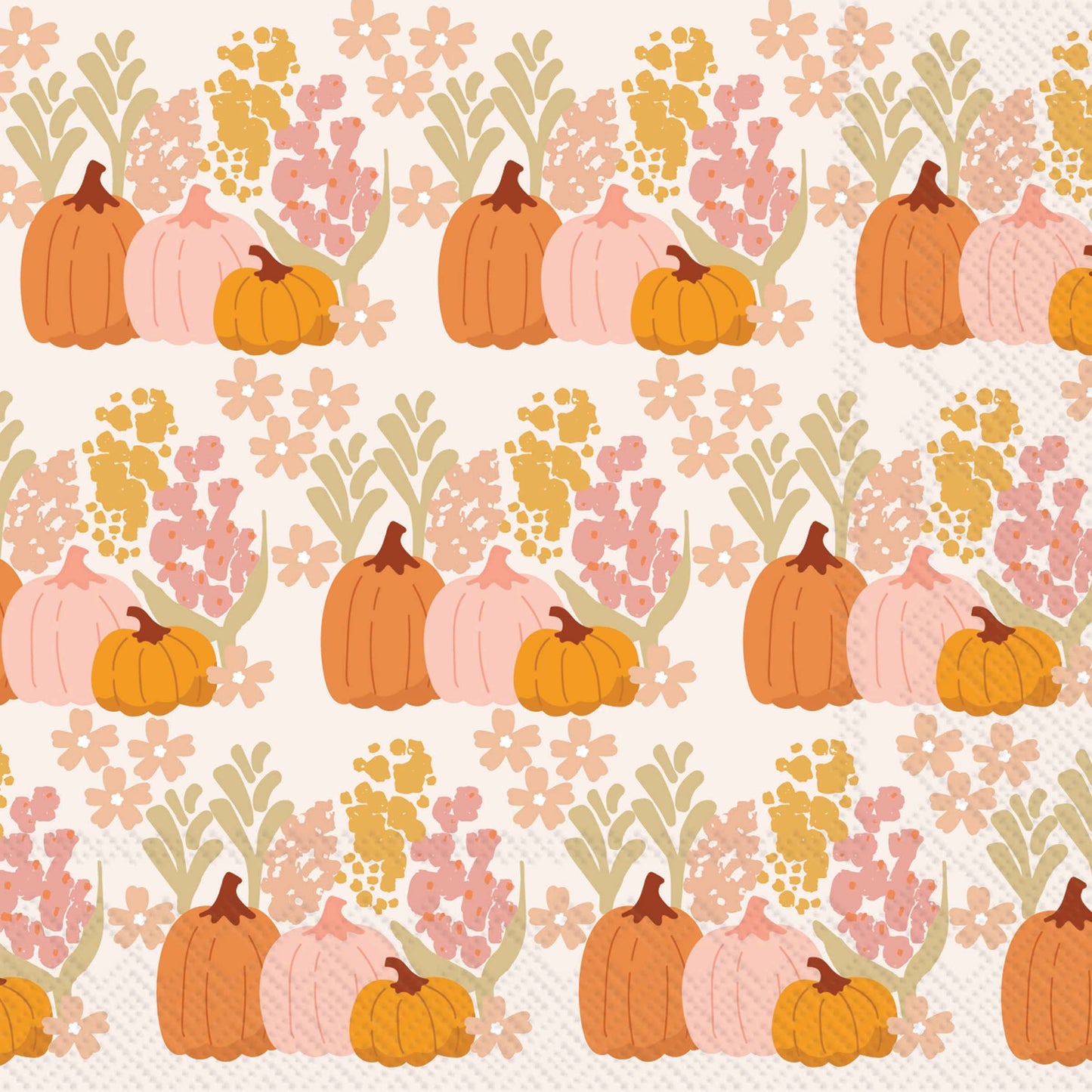 Harvest Bloom Cocktail Napkins 20 ct Fall Autumn