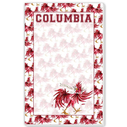 Columbia Maroon & Black Gamecock Large Notepad