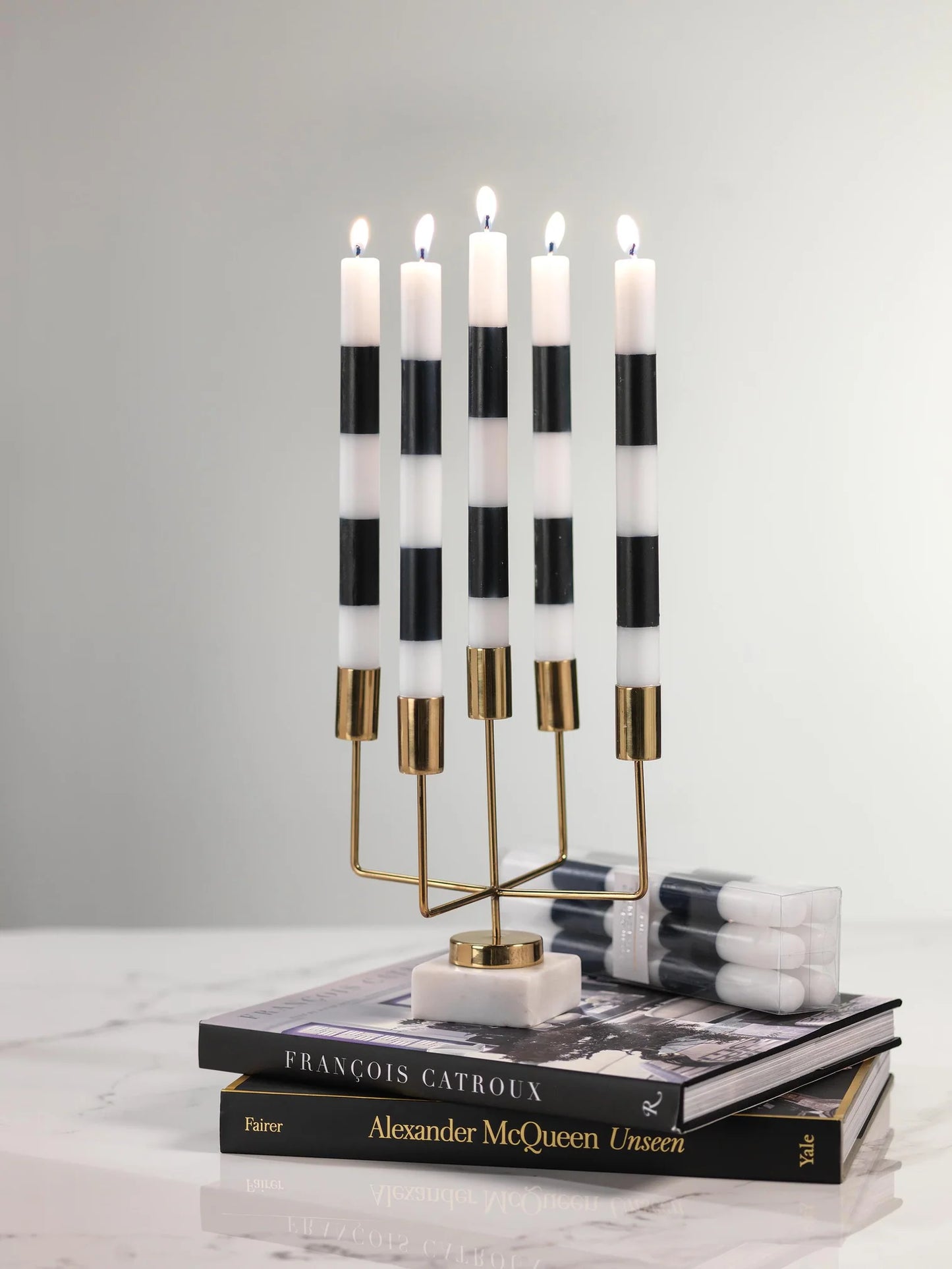 Modern & Festive Candlesticks | Set of 6