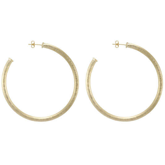 Hammered Everybody's Favorite Hoop Earrings