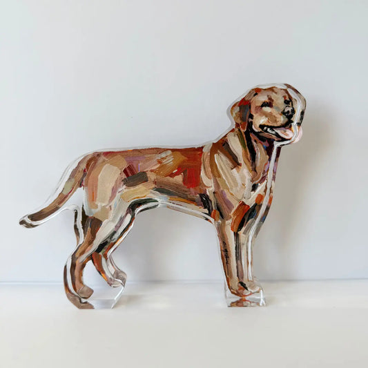 Red Fox Lab Acrylic Block