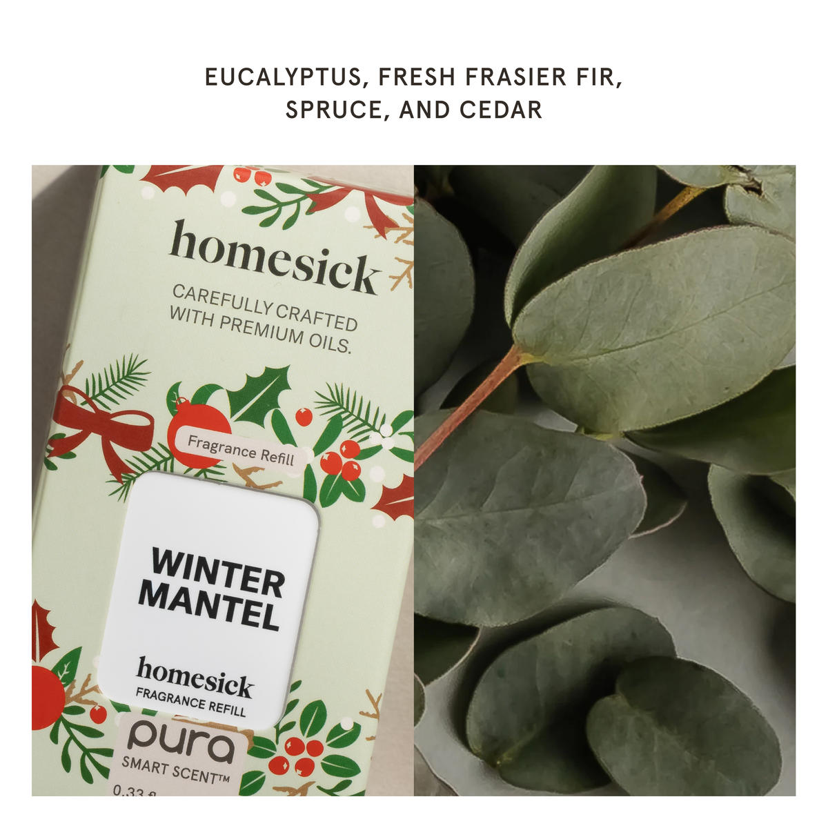 Winter Mantel by Homesick - Pura Home Refill