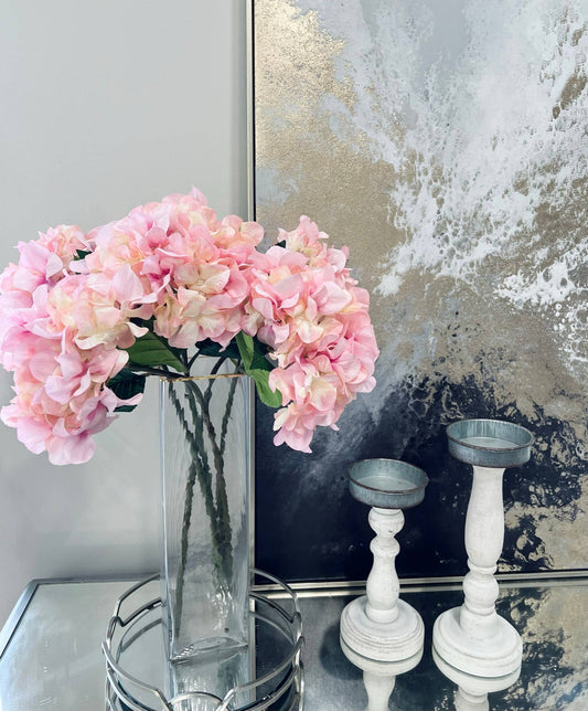 22" Artificial Hydrangea-7" bloom
