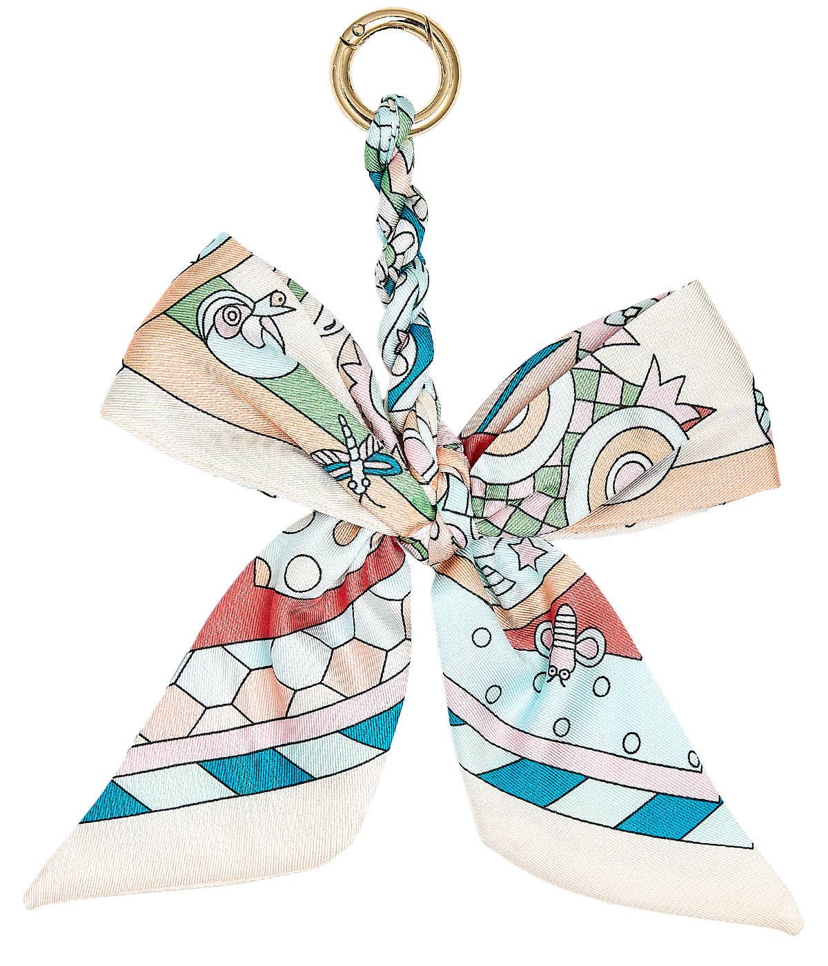 Megan Scarf Keychain  Bag Charm