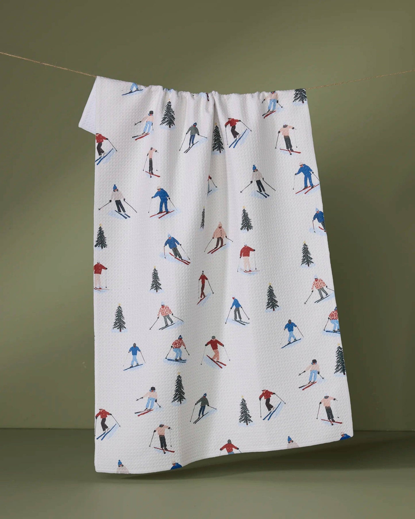 Alpine Run Tea Towel