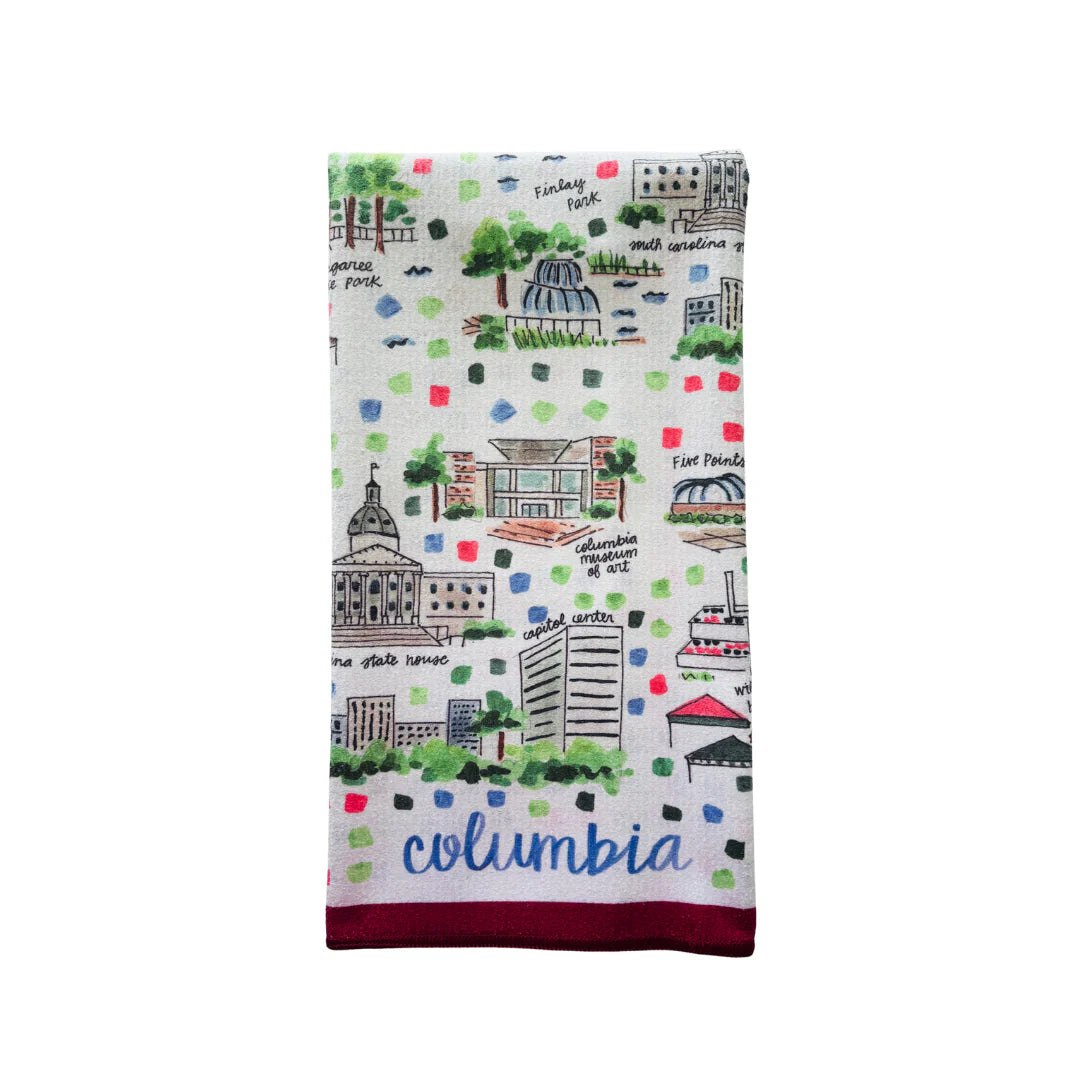 Columbia, SC Tea Towel