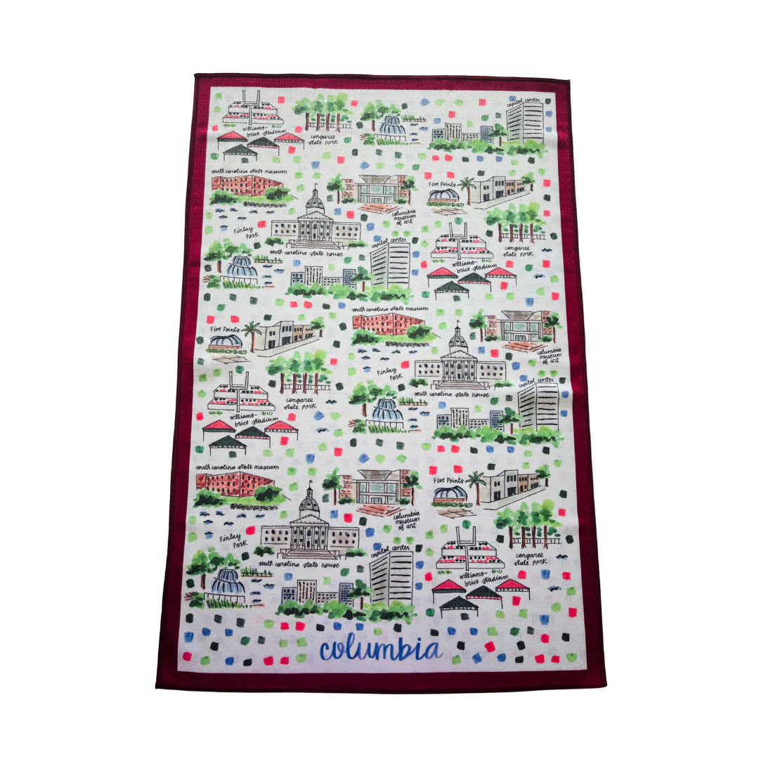 Columbia, SC Tea Towel