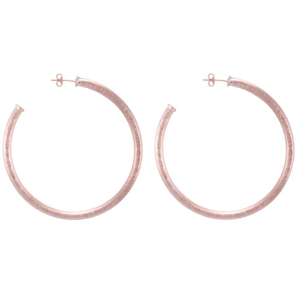 Hammered Everybody's Favorite Hoop Earrings