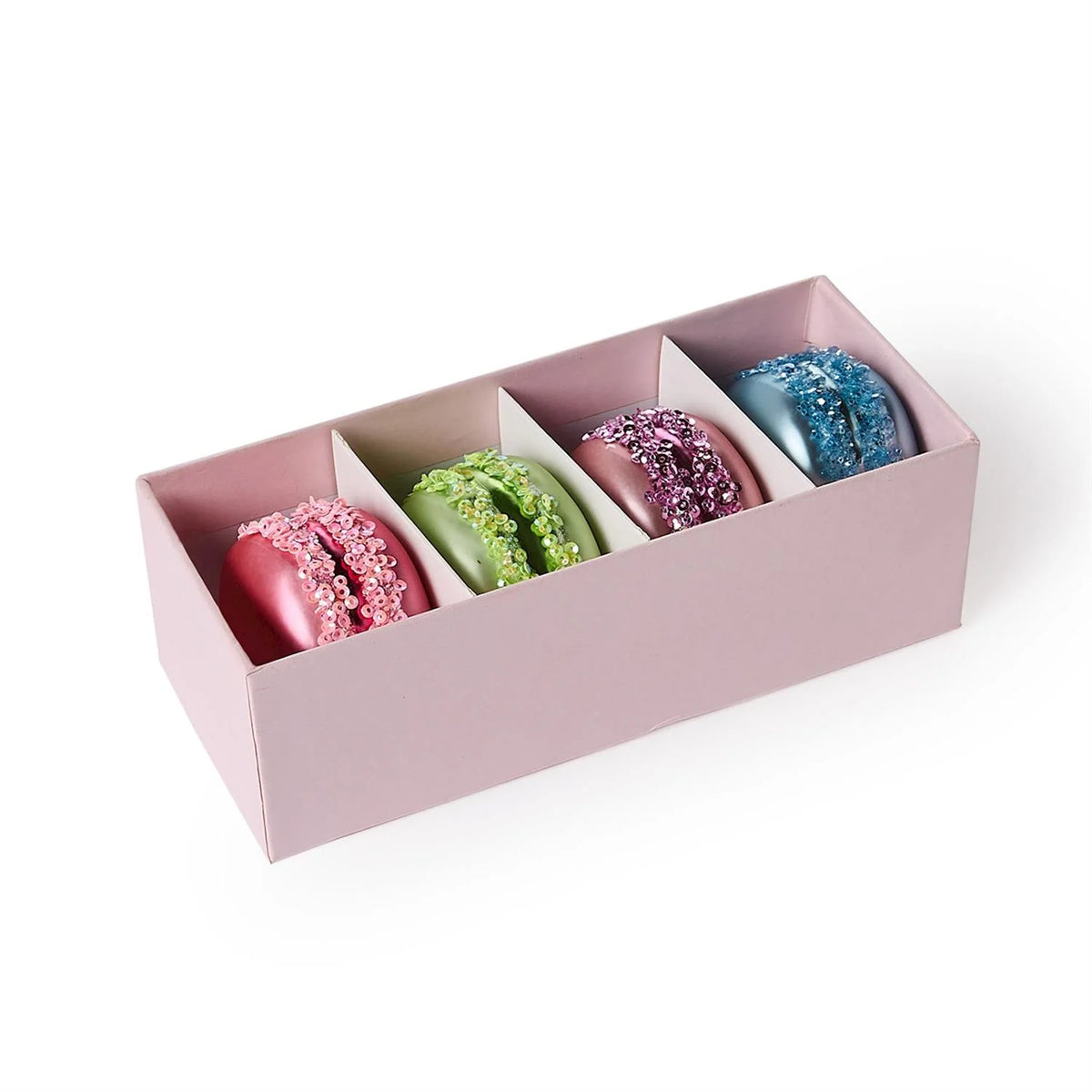 Set of 4 Macaron Ornaments