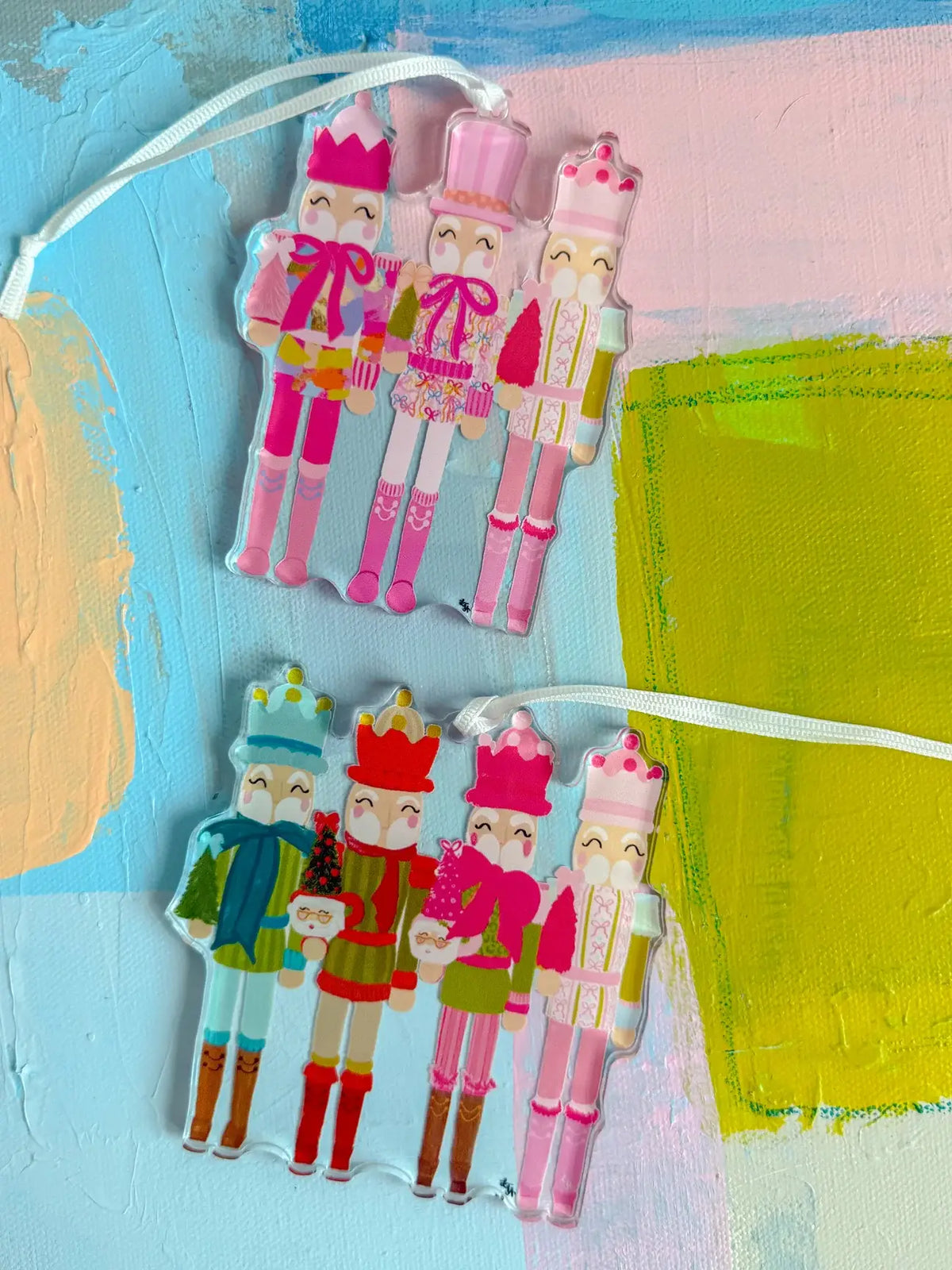 The Sugarplum Trio Acrylic Ornament