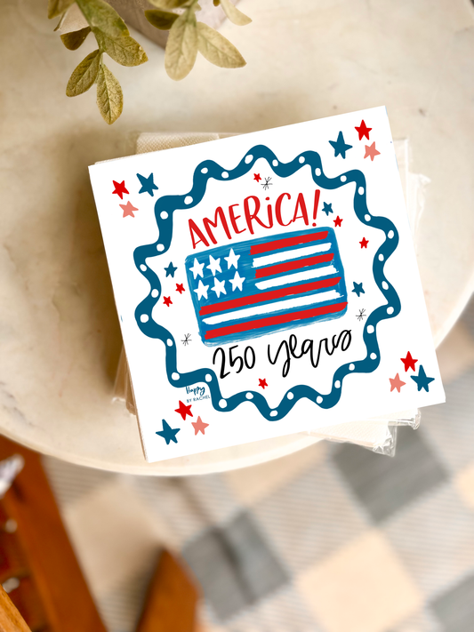 America 250 Cocktail Napkins