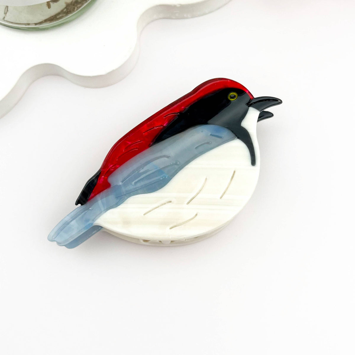 Elegant Delicate Bird Acetate Animal Hair Claw Clip