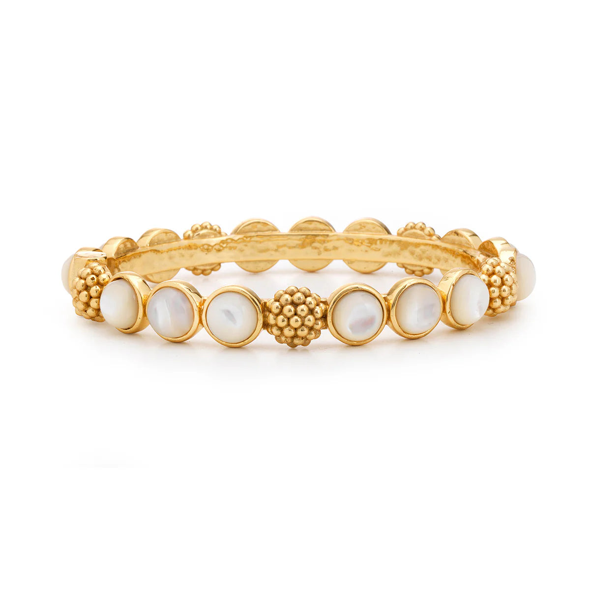 Berry Gem Hinge Bangle - MOP