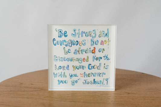Joshua Acrylic Block | Chelsea McShane