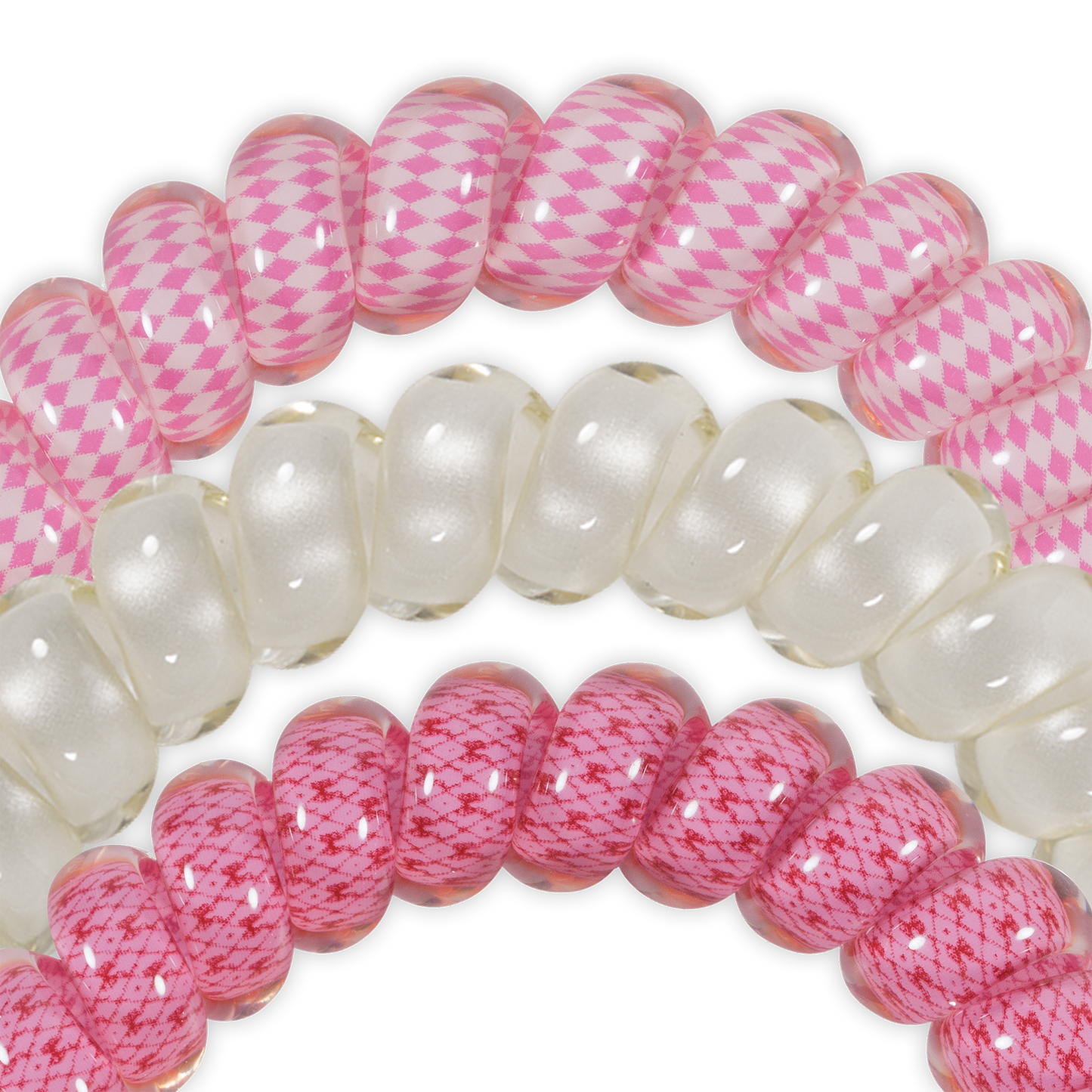Spiral Hair Coils | Large | Cherry Bomb