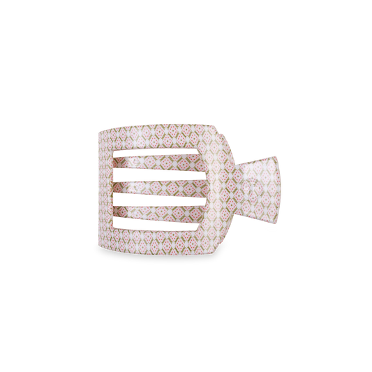 Pine & Pearl | Small | Flat Square Hair Clip
