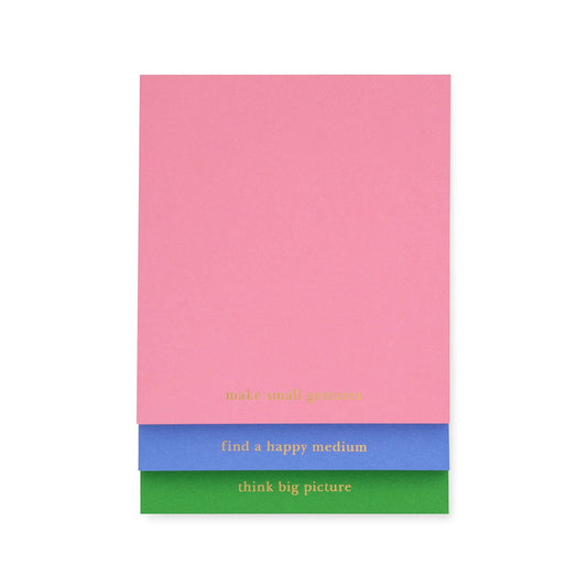 Stacked Notepad, Adventure Stripe