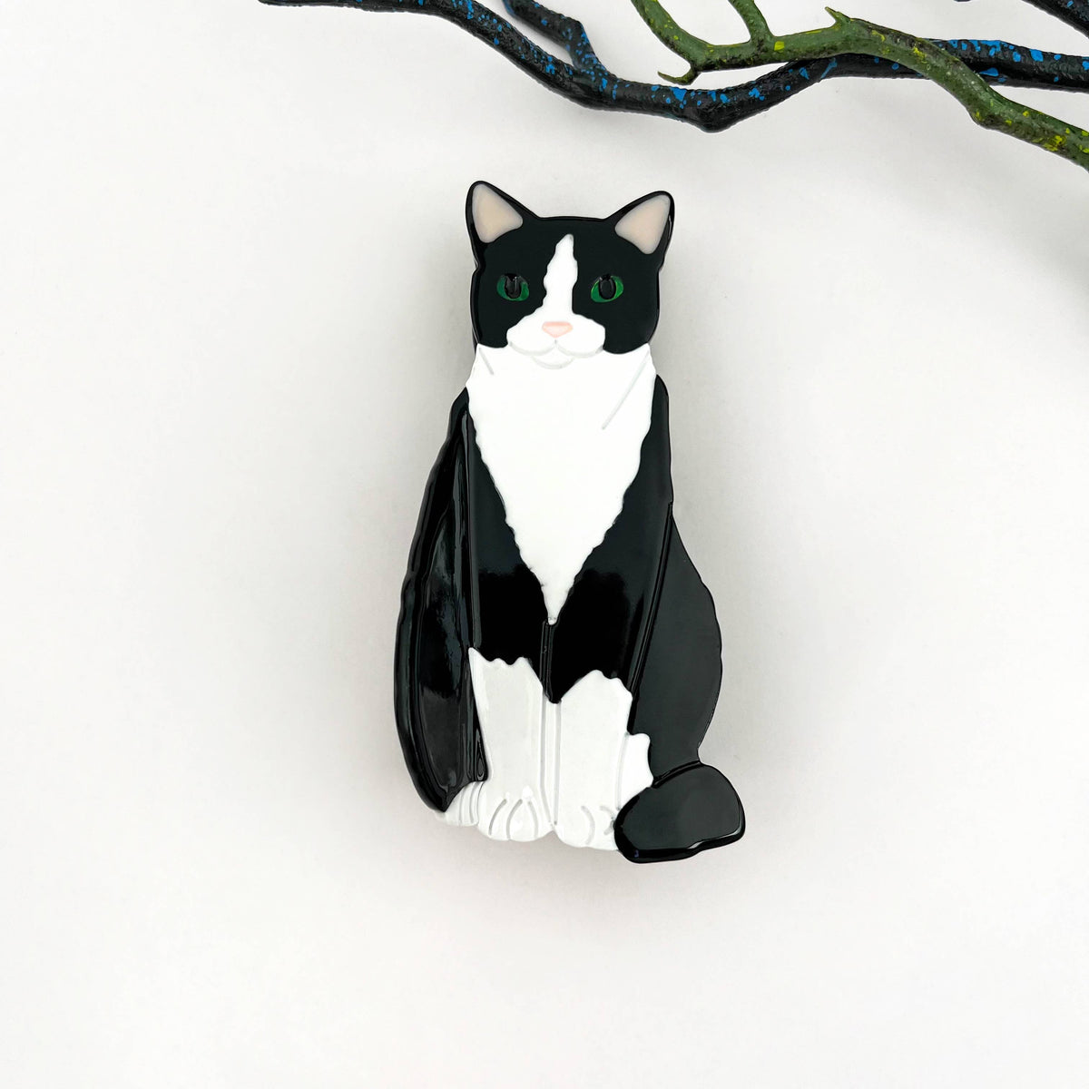 Creative Black Cat Acetate Animal Hair Claw Clip