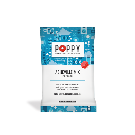 Asheville Mix Poppy Snack Bag