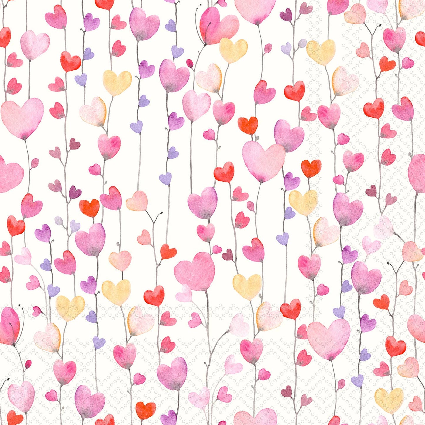 Paper Cocktail Napkins 20 Ct Heart On A String