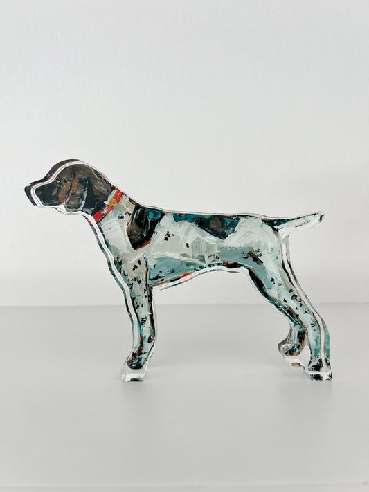 German Shorthaired Pointer Standing Acrylic Shelfie