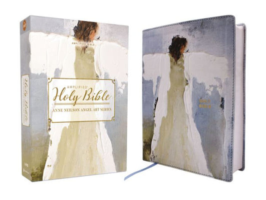 Light Blue Holy Bible Amplified Angel Art Series