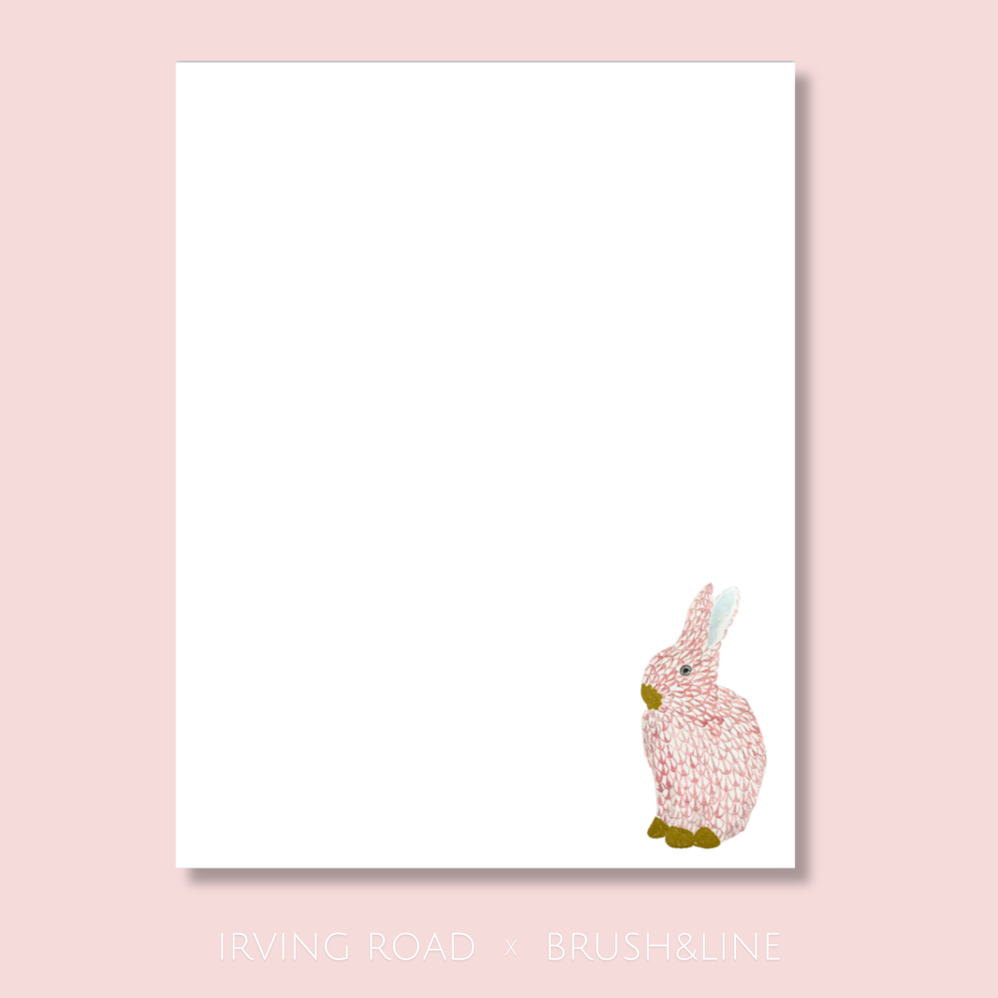 Pink Bunny Notepad