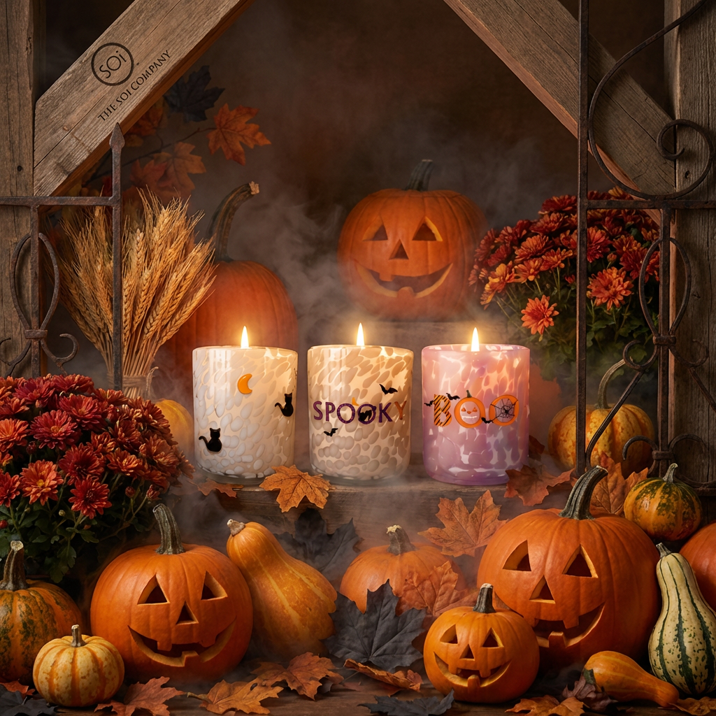 BOO Halloween 12oz Icon Candle