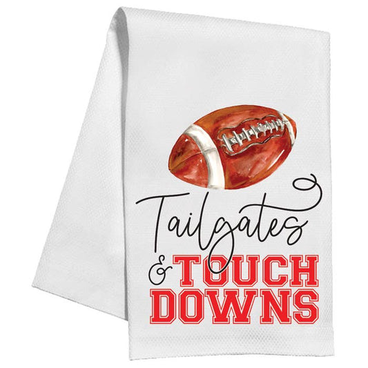 Tailgates & Touchdowns Football Kitchen Towel