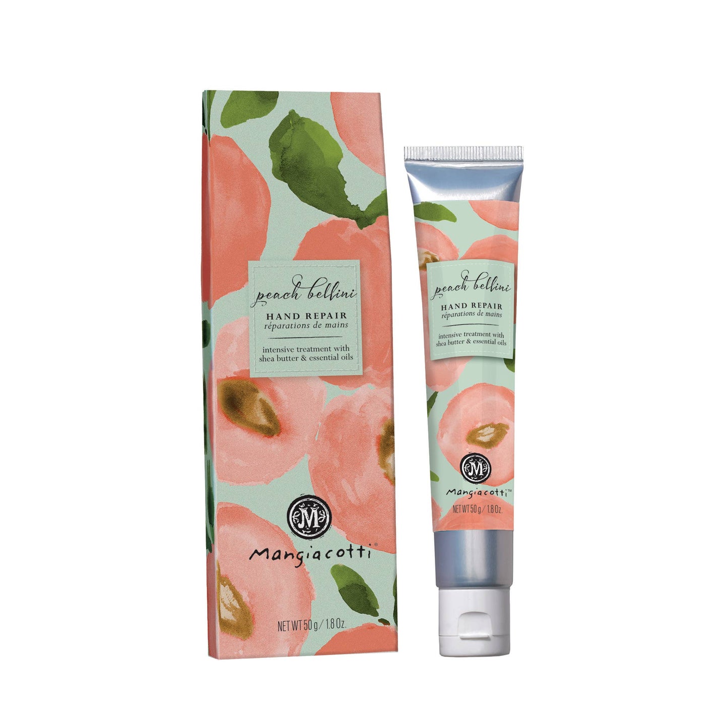Peach Bellini Hand Lotion Moisturizer Mangiacotti 1.8 oz