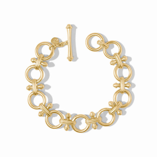 Bamboo Link Gold Bracelet