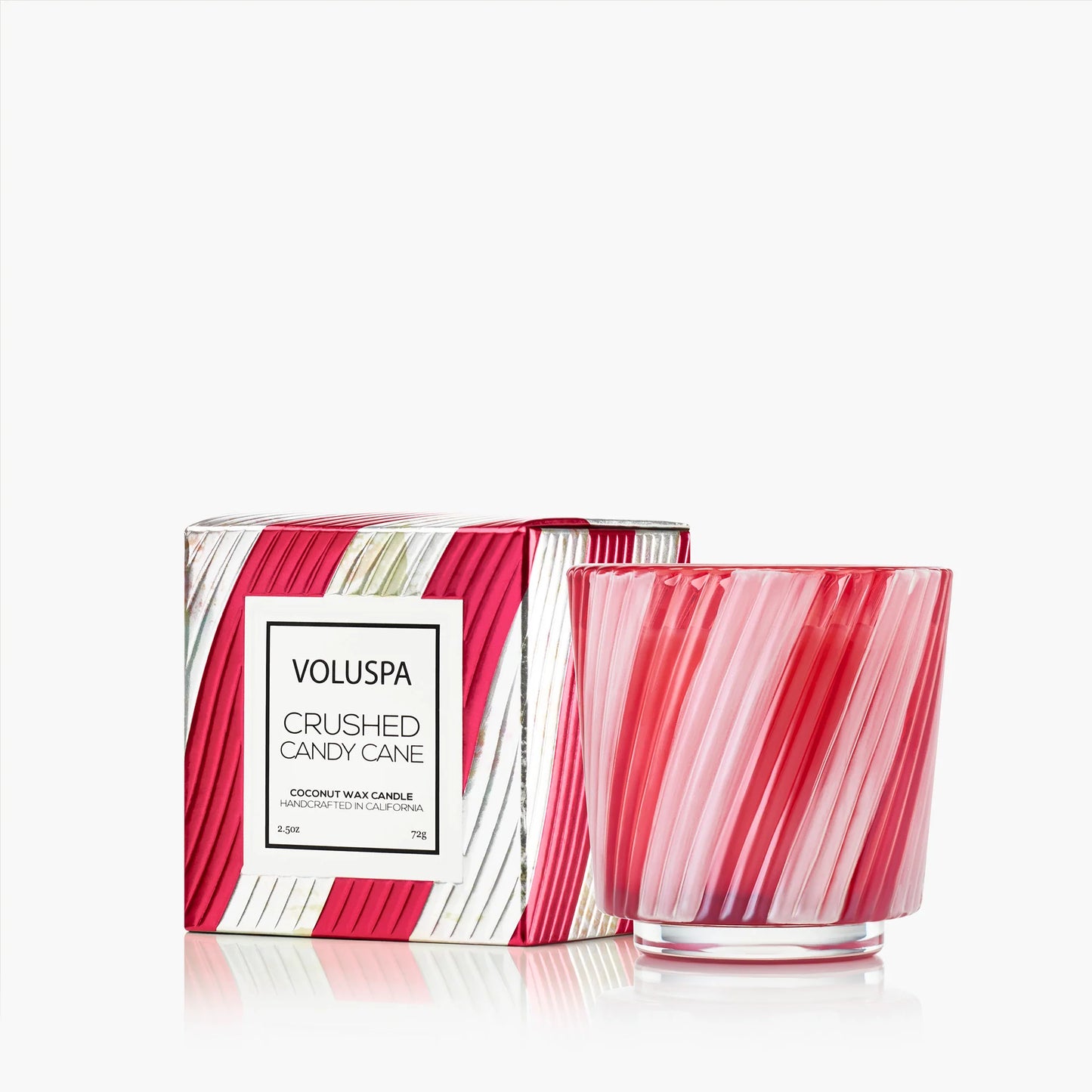 2.5oz Crushed Candy Cane Candle