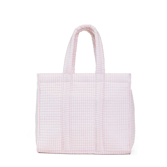 Pink Quilted Go Go Tote
