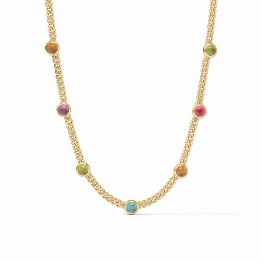 Dolce Delicate Station Necklace Multi-Stone