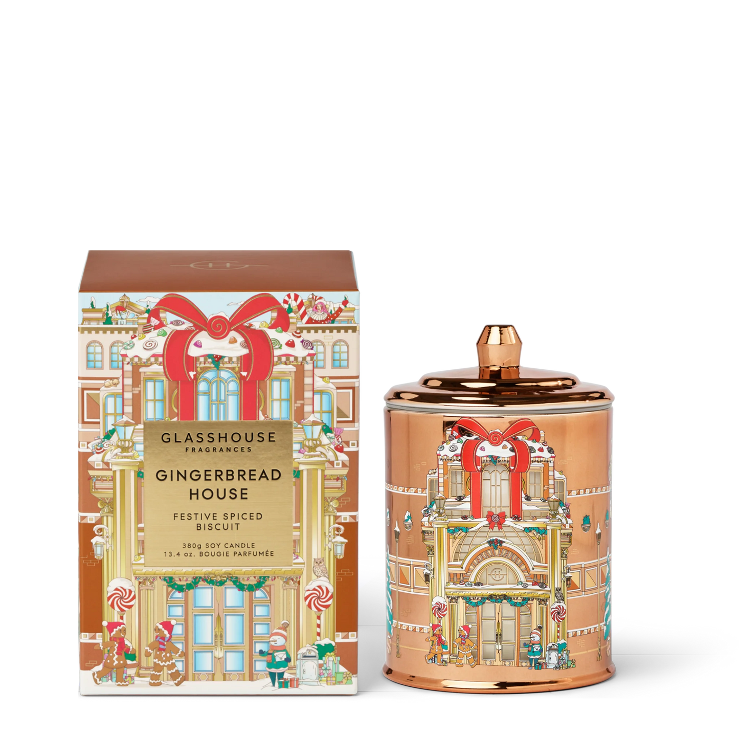 13.4oz Gingerbread House Candle