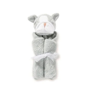 Grey Bulldog Lovie Blanket