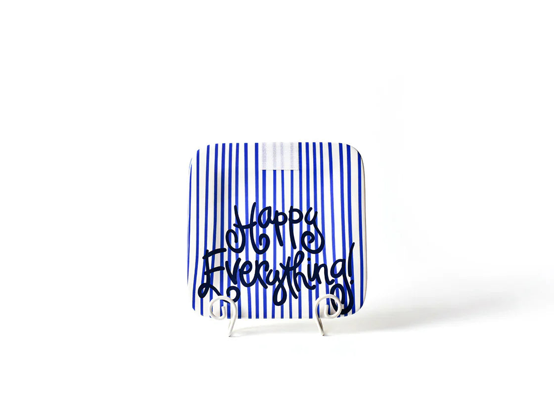 Mini Indigo Stripe Square Platter