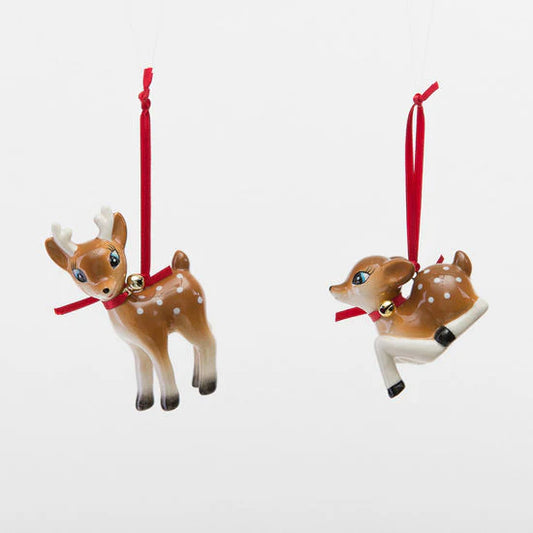Tinsel Town Deer Ornament