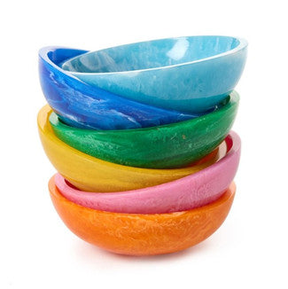 Colorful Round Tidbit Bowls