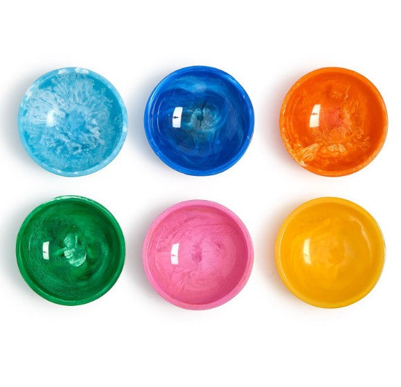 Colorful Round Tidbit Bowls