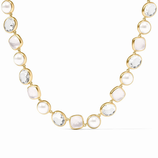 Kaleidoscope Tennis Necklace Clear Crystal