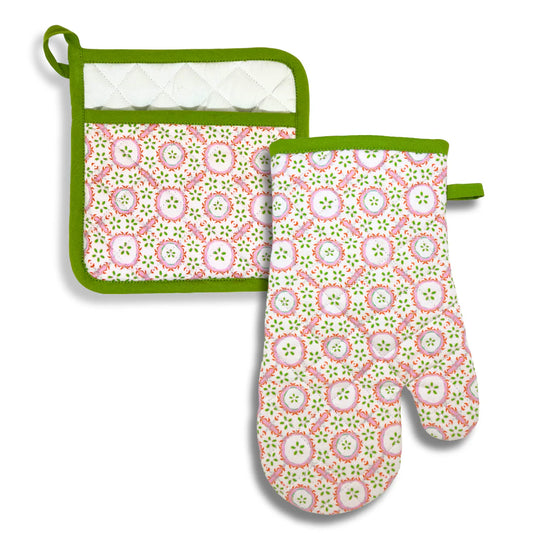 Rosie Oven Mitt Set