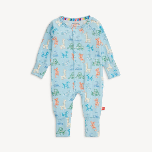 Blue Party Animal (Glows in the Dark) Convertible Coverall