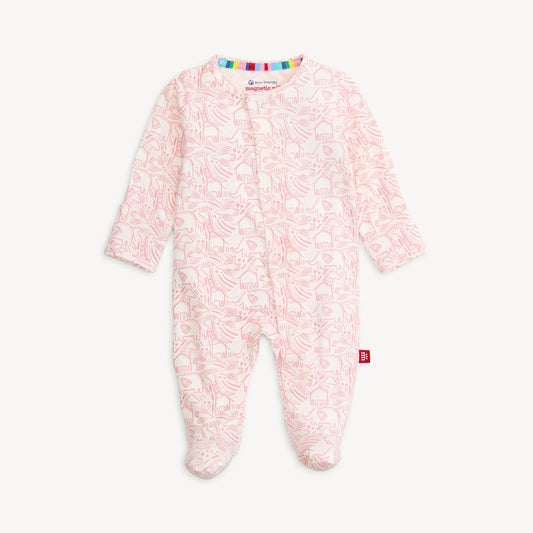 Pink Herds of a Feather Magnetic Footie