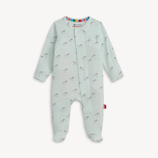 Teal Savannah Plains Magnetic Footie