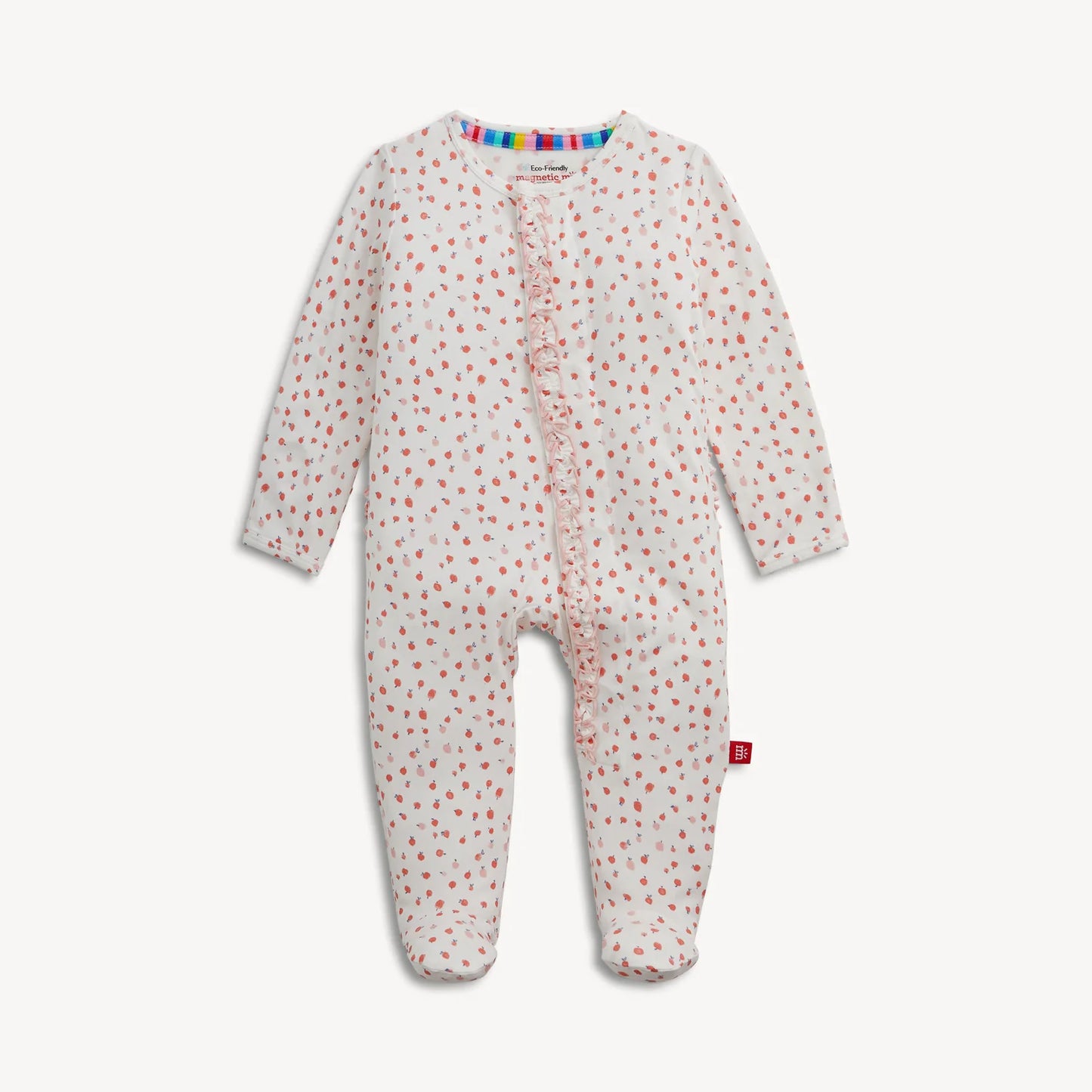 Apple Blossom Magnetic Ruffle Footie