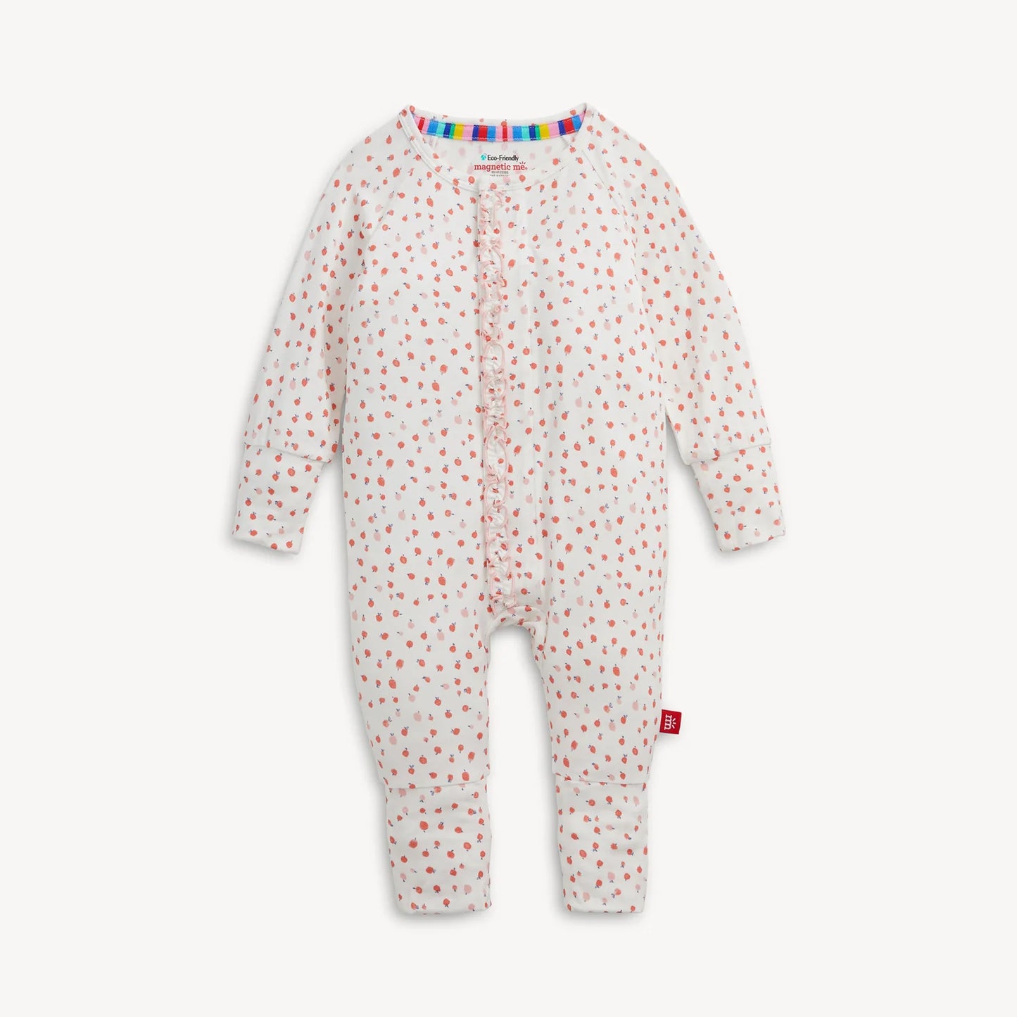 Apple Blossom Magnetic Ruffle Coverall